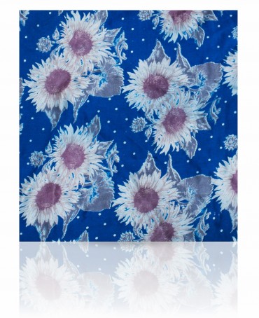 Шейный Платочек Женский SS.KV-SUNFLOW/BLUE